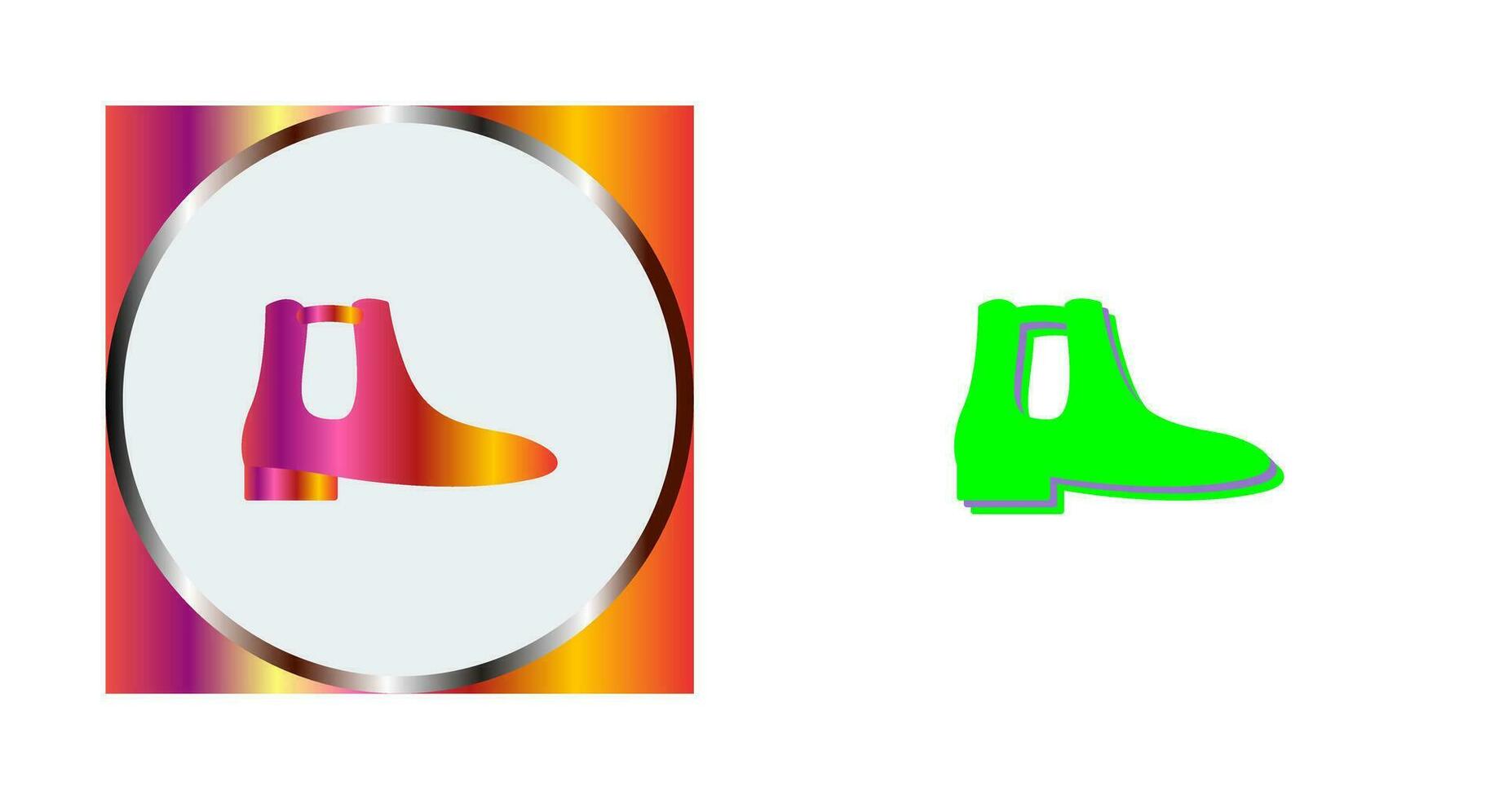 Men's Boots Vector Icon