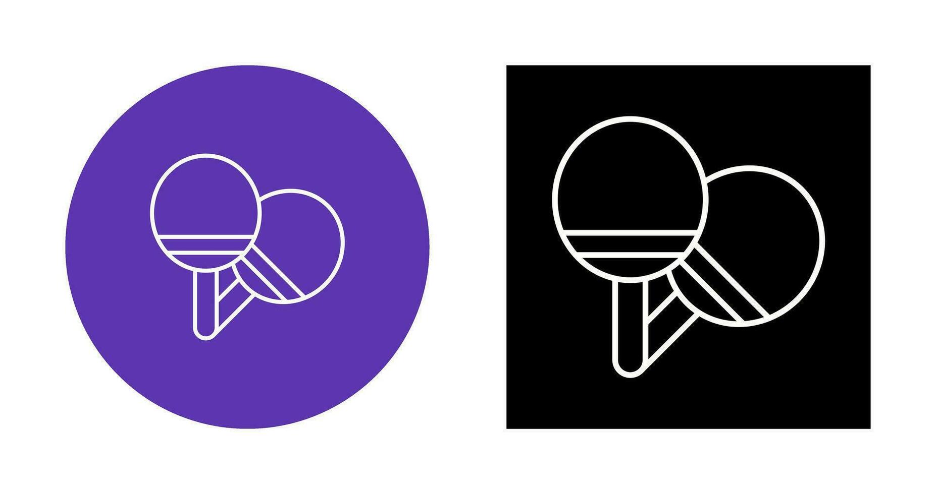 Ping Pong Vector Icon