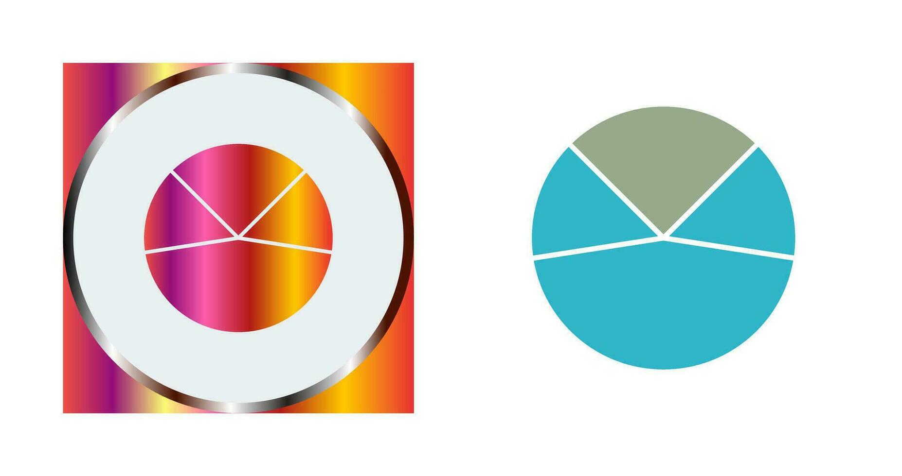 Pie Chart Analysis Vector Icon