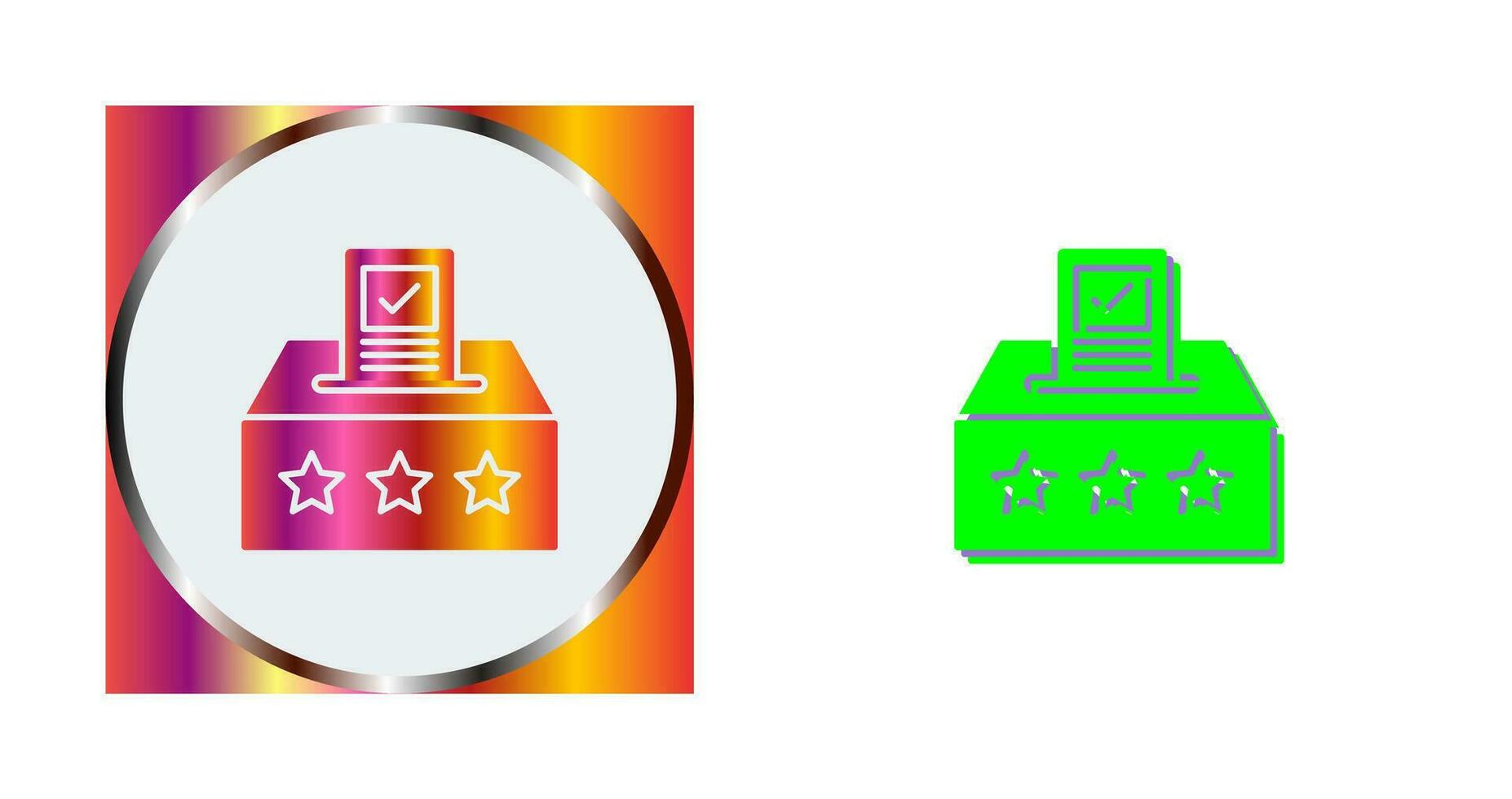 Ballot Vector Icon