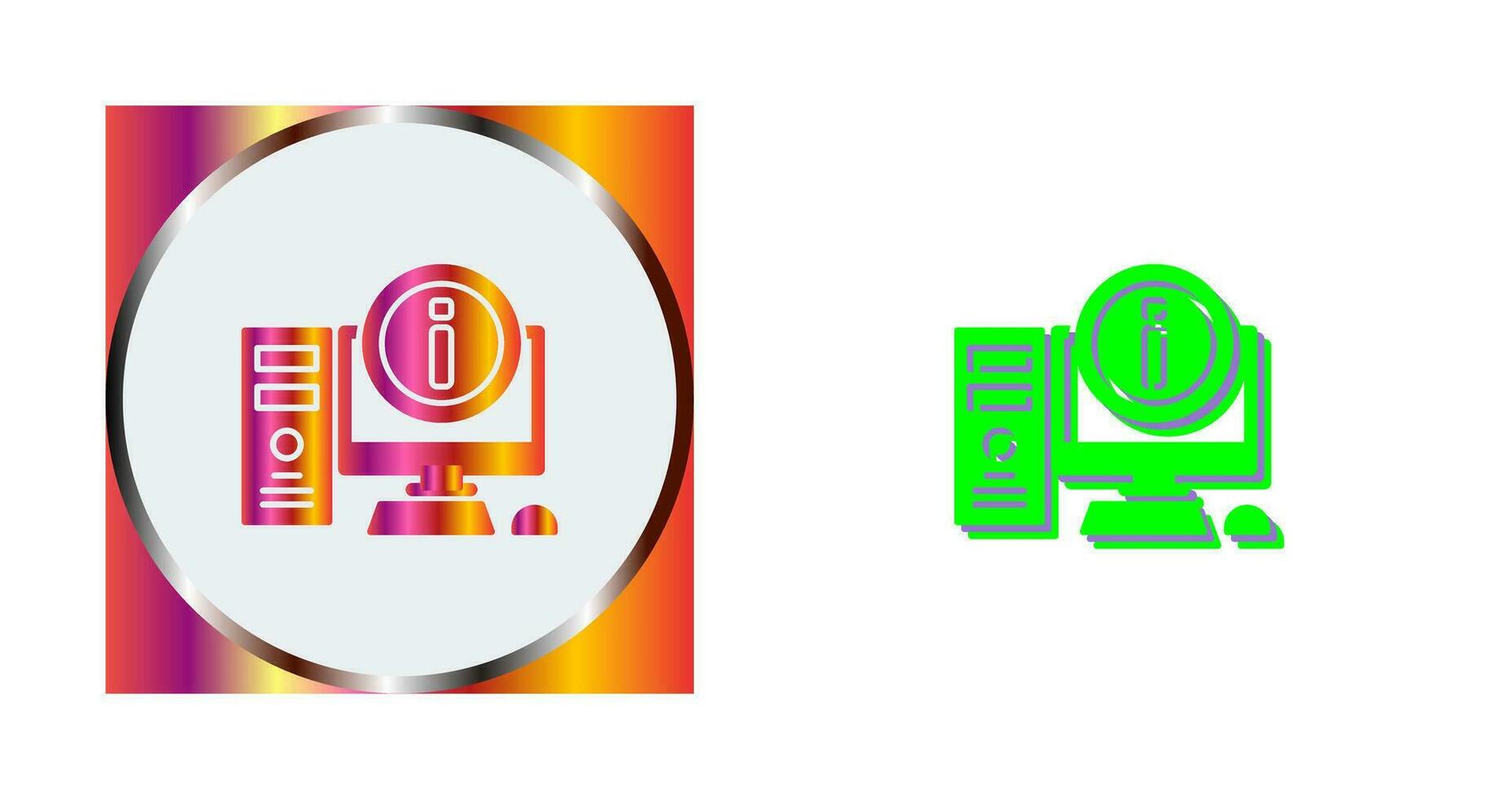 Computer Vector Icon