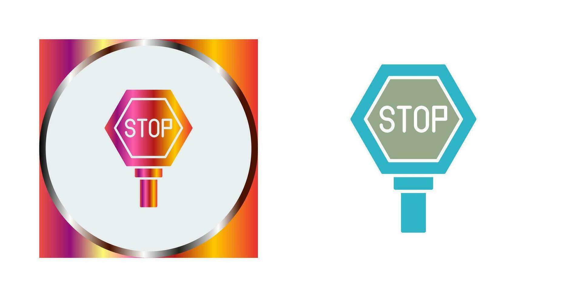 Stop Sign Vector Icon