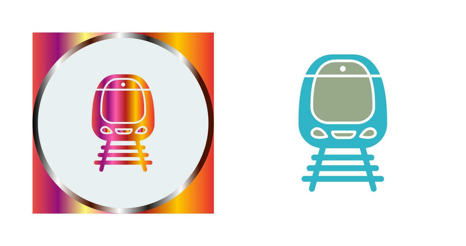 icono de vector de tren