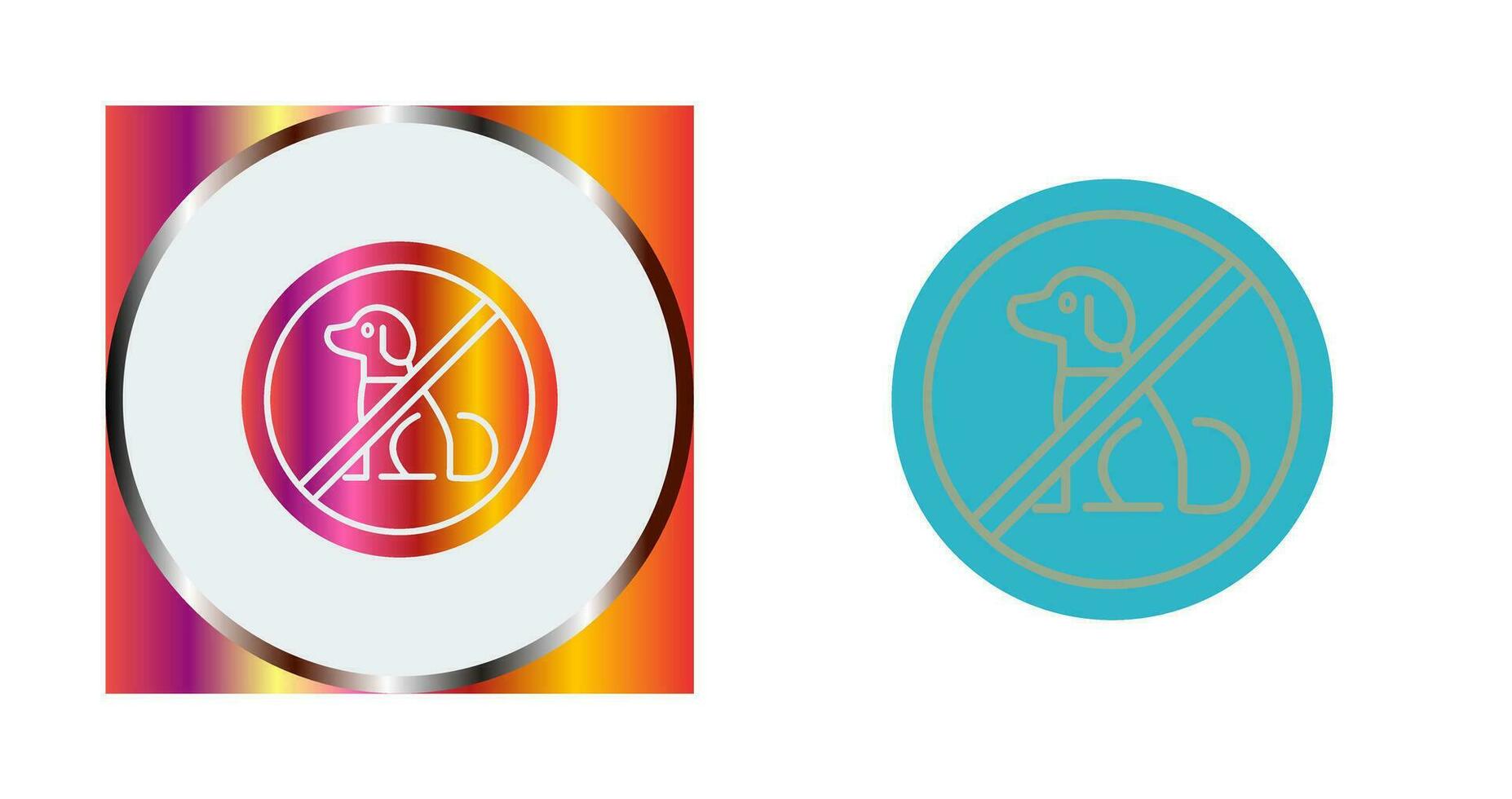 No Pets Vector Icon