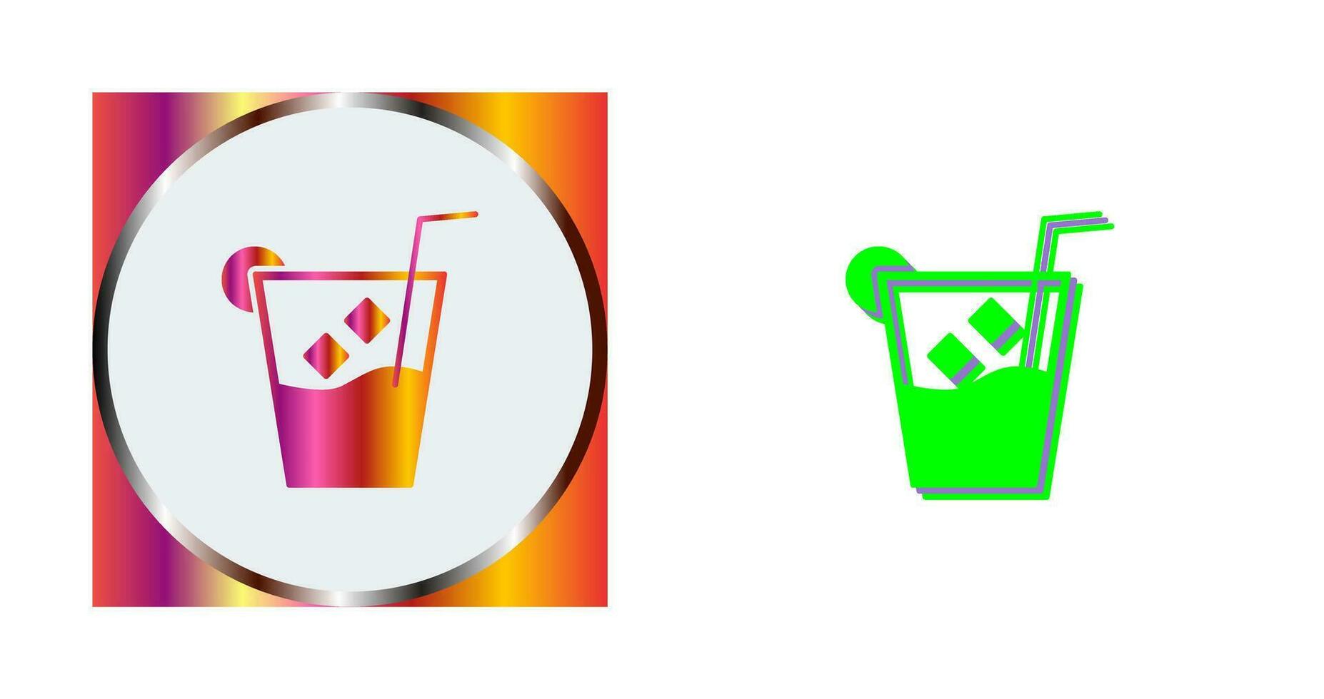 Unique Whiskey Sour Vector Icon