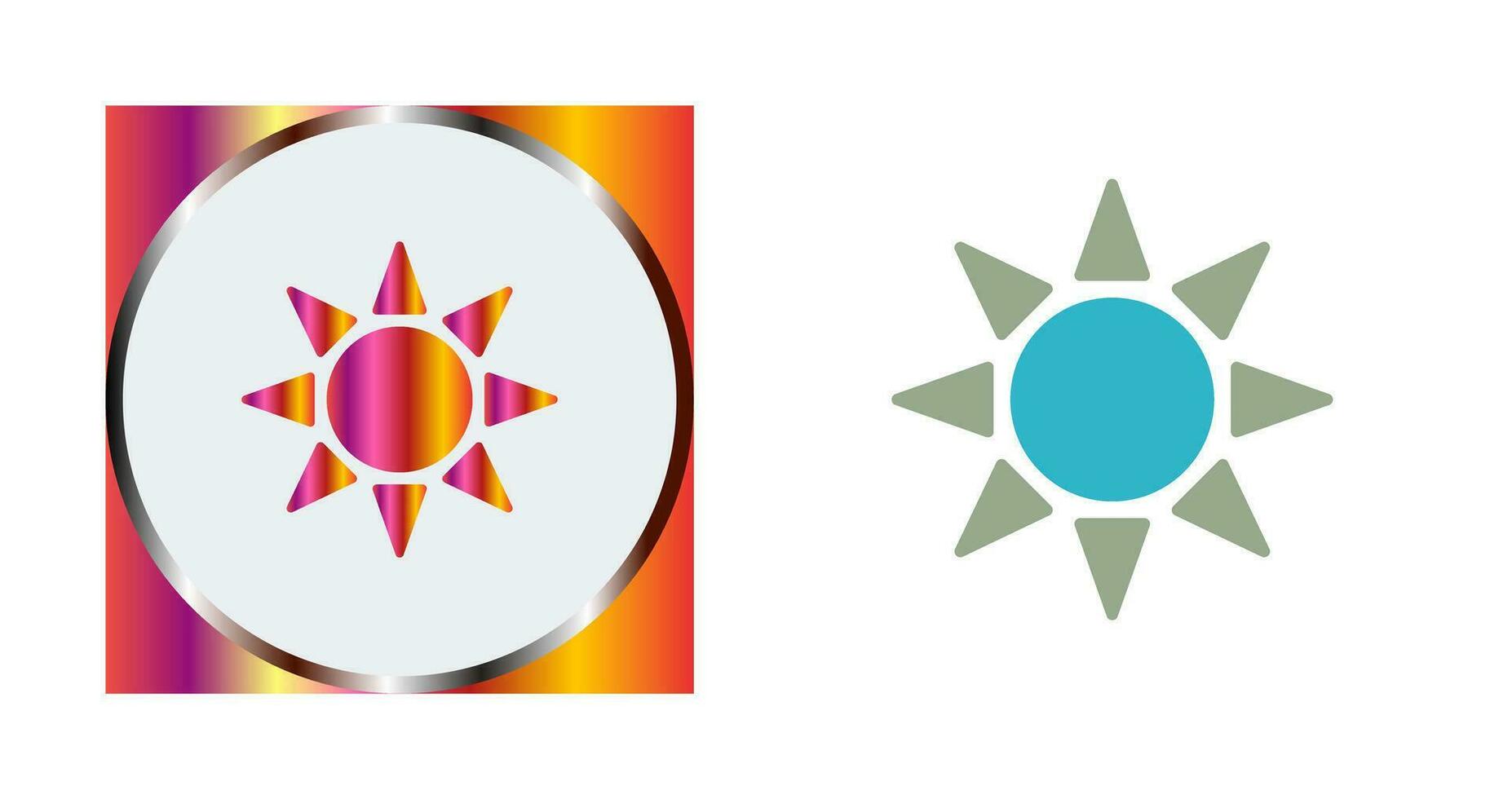 UV Radiation Vector Icon