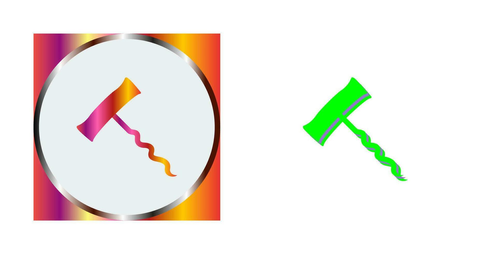 Unique Corkscrew Vector Icon