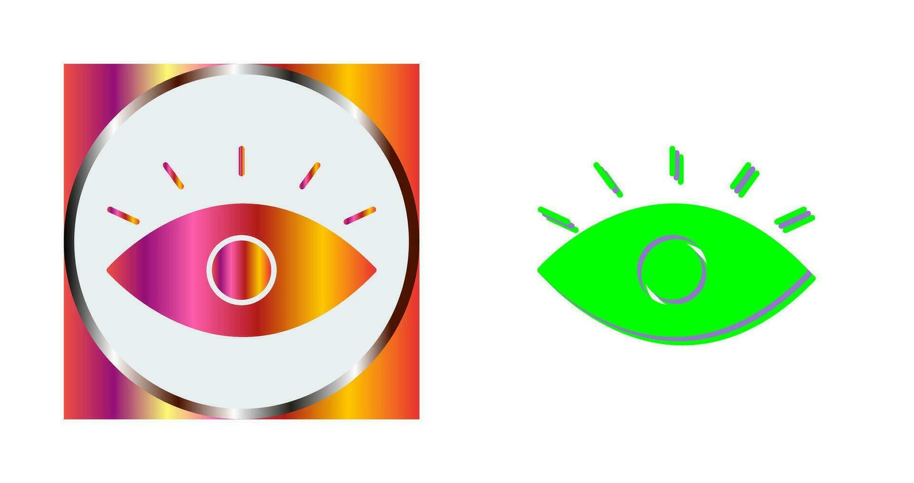 icono de vector de ojo