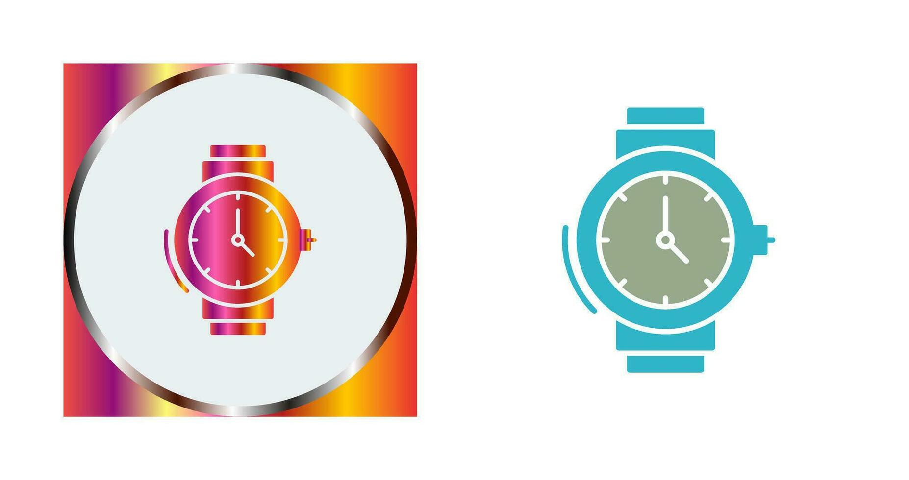 icono de vector de reloj de pulsera