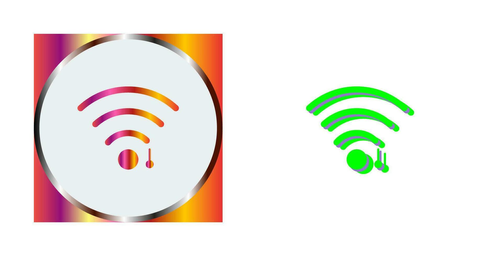 Unique WiFi Sign Vector Icon