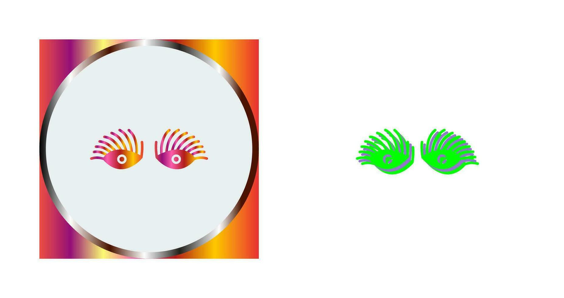 Longlashes Vector Icon