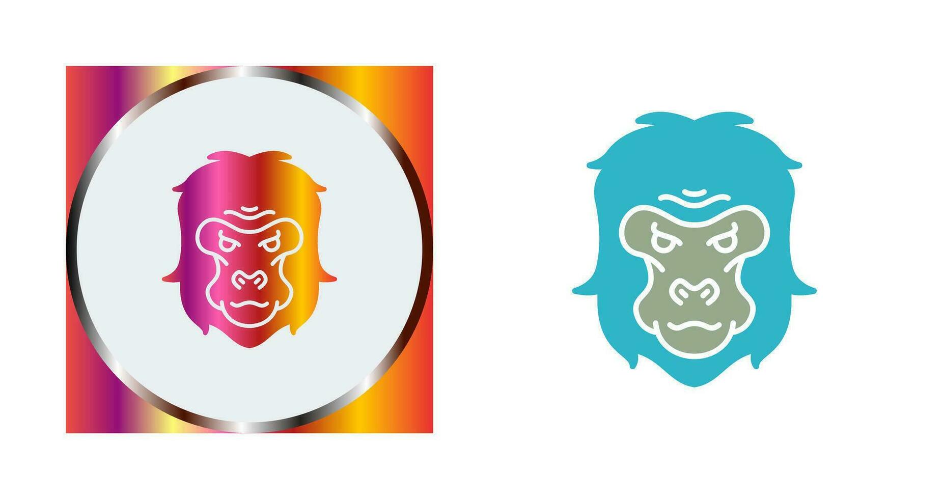 Gorilla Vector Icon