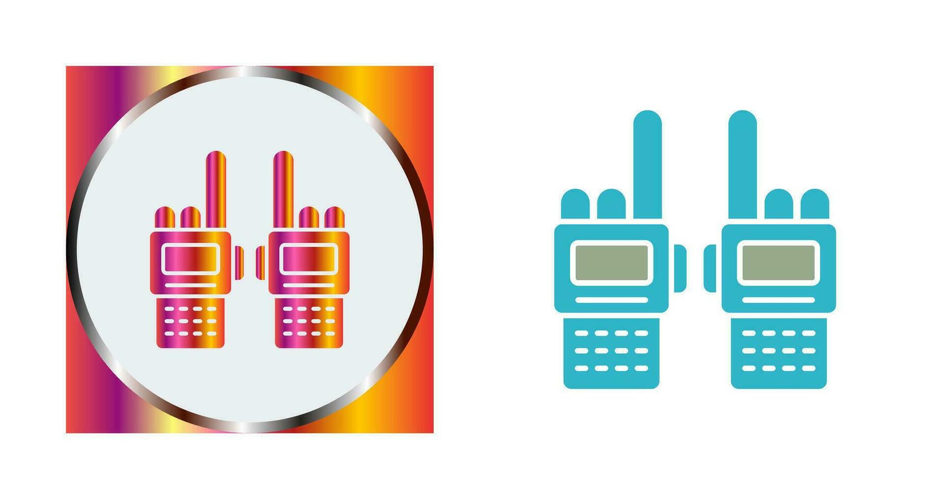 Walkie Talkie Vector Icon