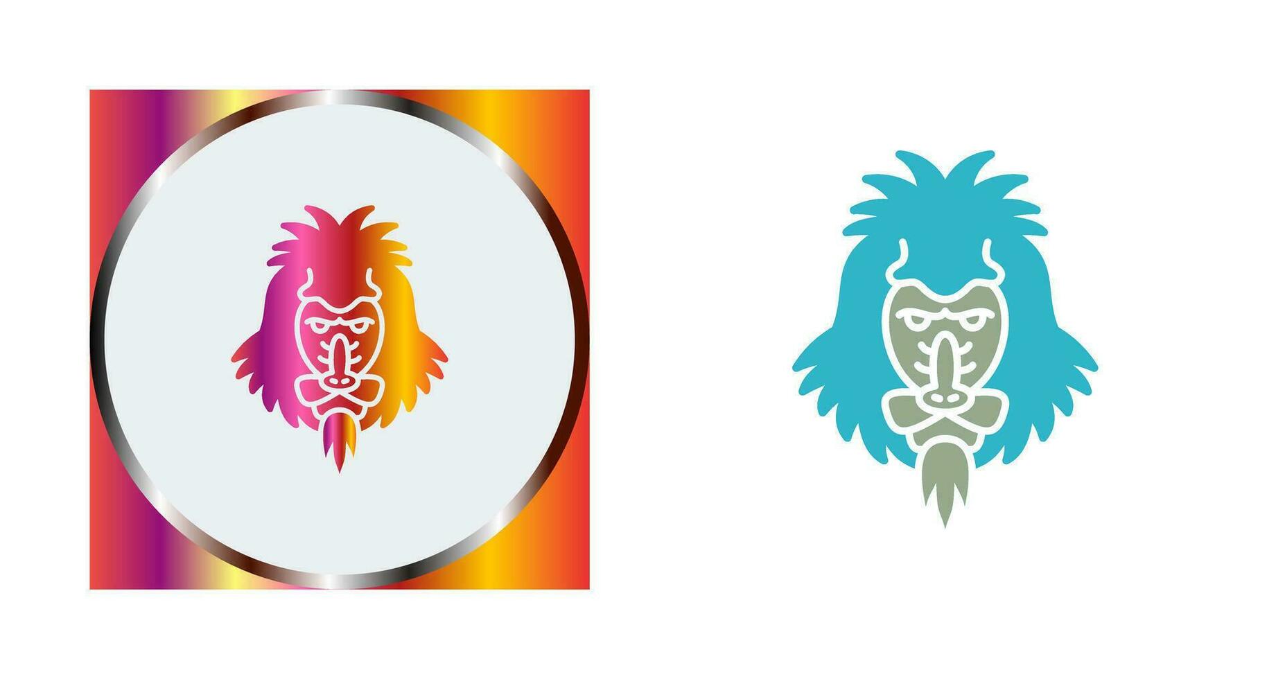 Mandrill Vector Icon