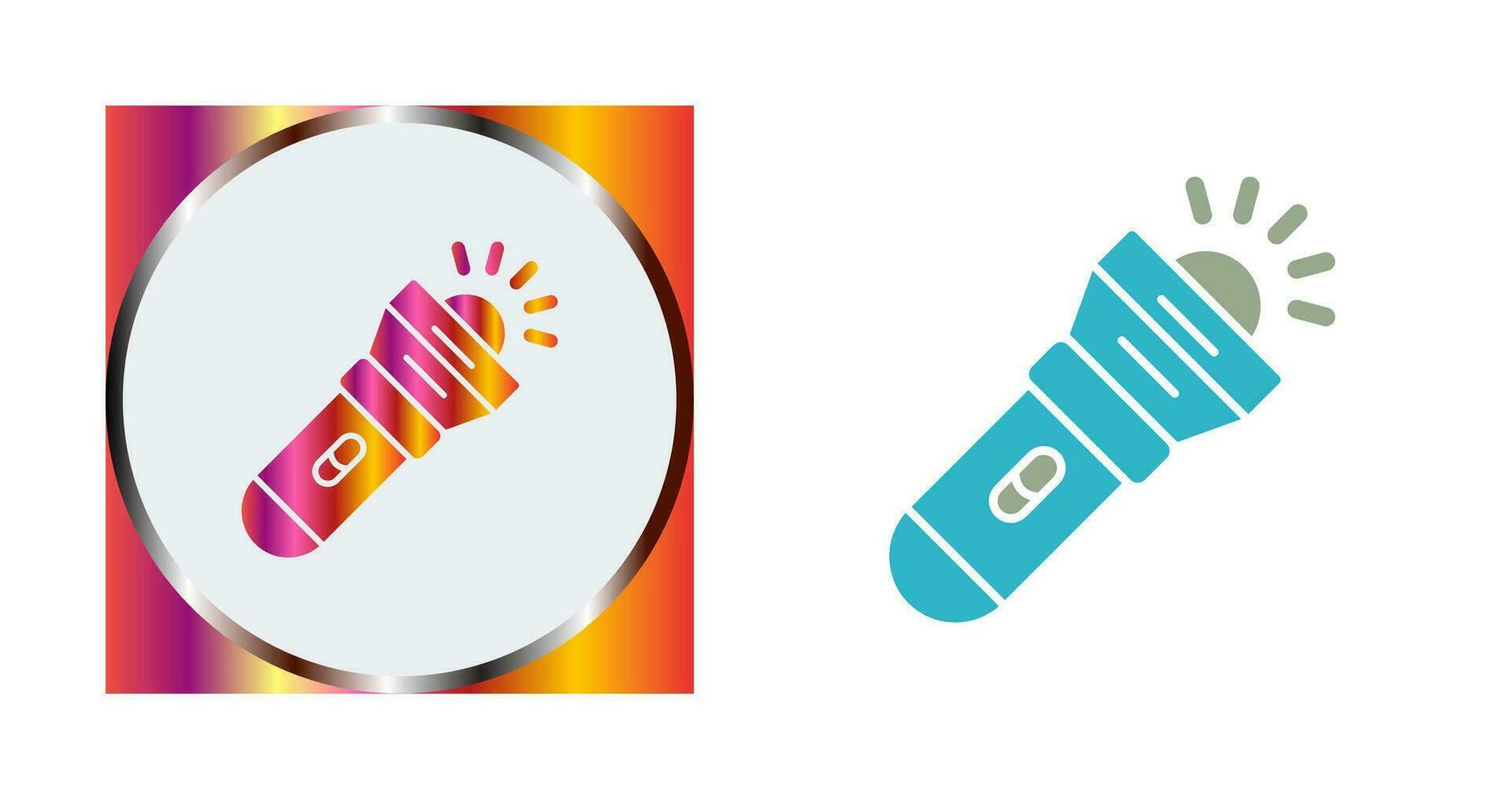 Flashlight Vector Icon