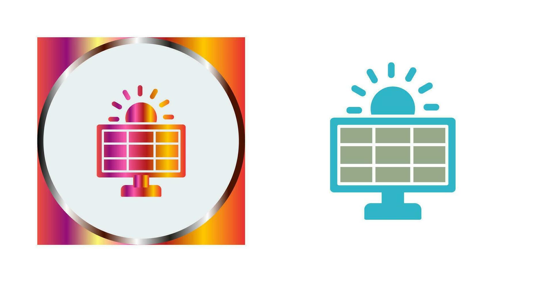 Solar System Vector Icon