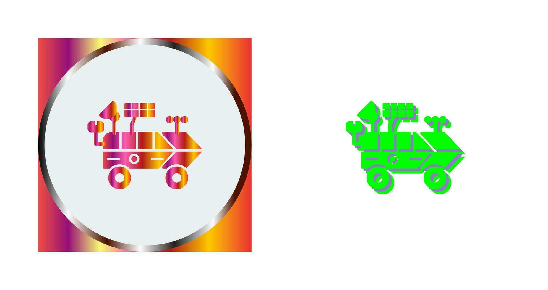 Moon Rover Vector Icon