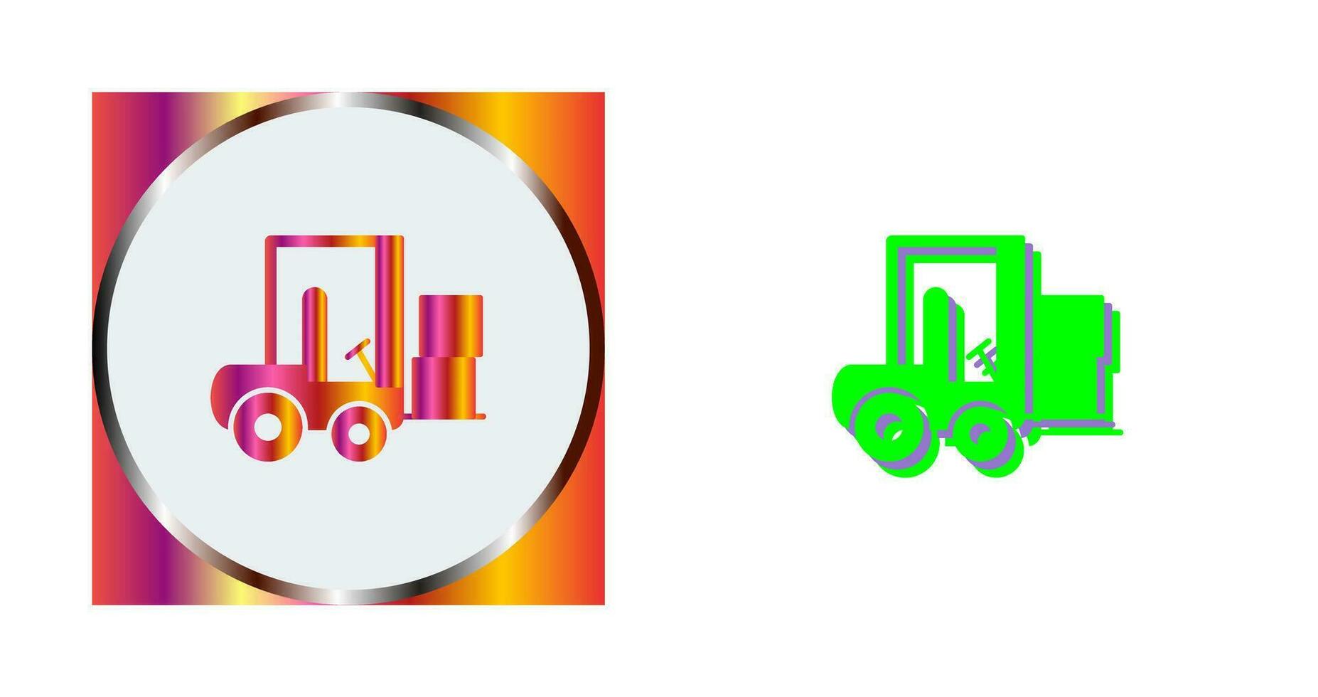 Forklifter Vector Icon