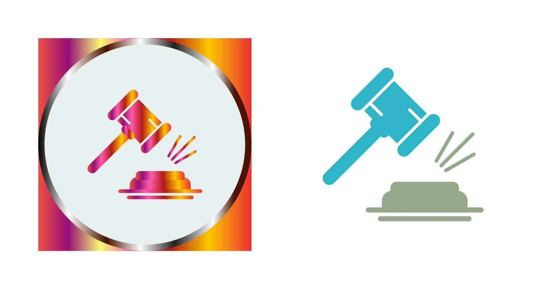 Gavel Vector Icon