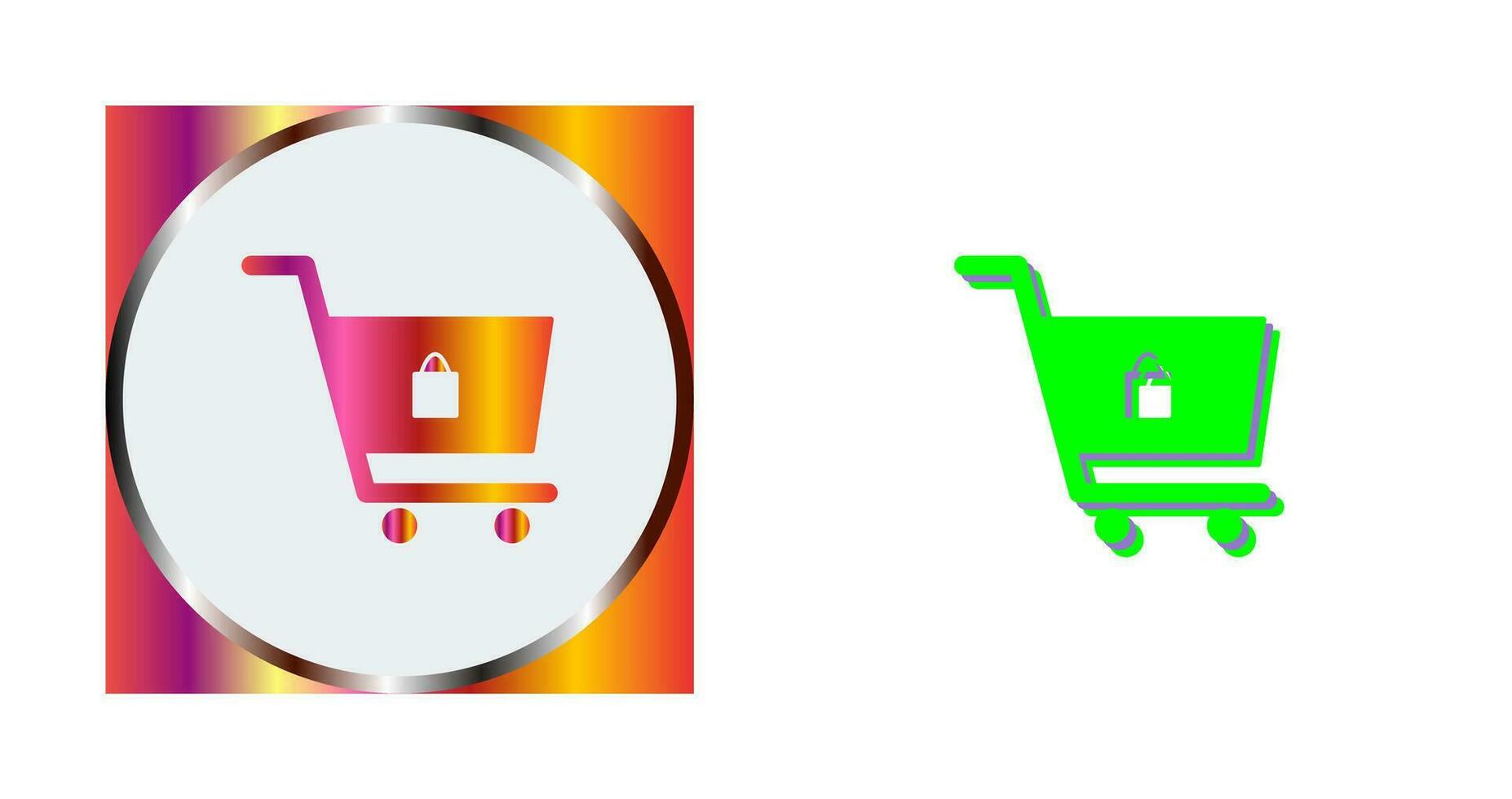 icono de vector de compras