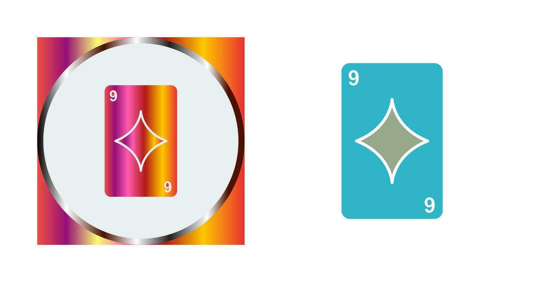 Diamonds Card Vector Icon