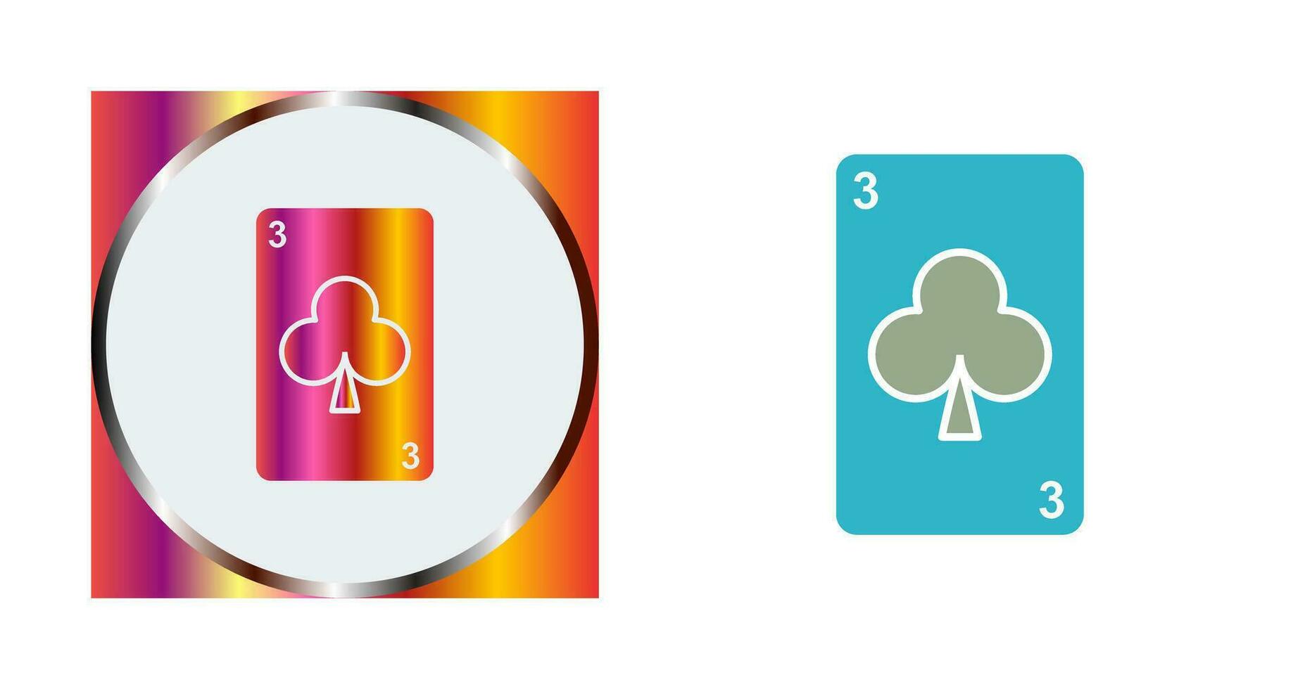 Clubs Card Vector Icon