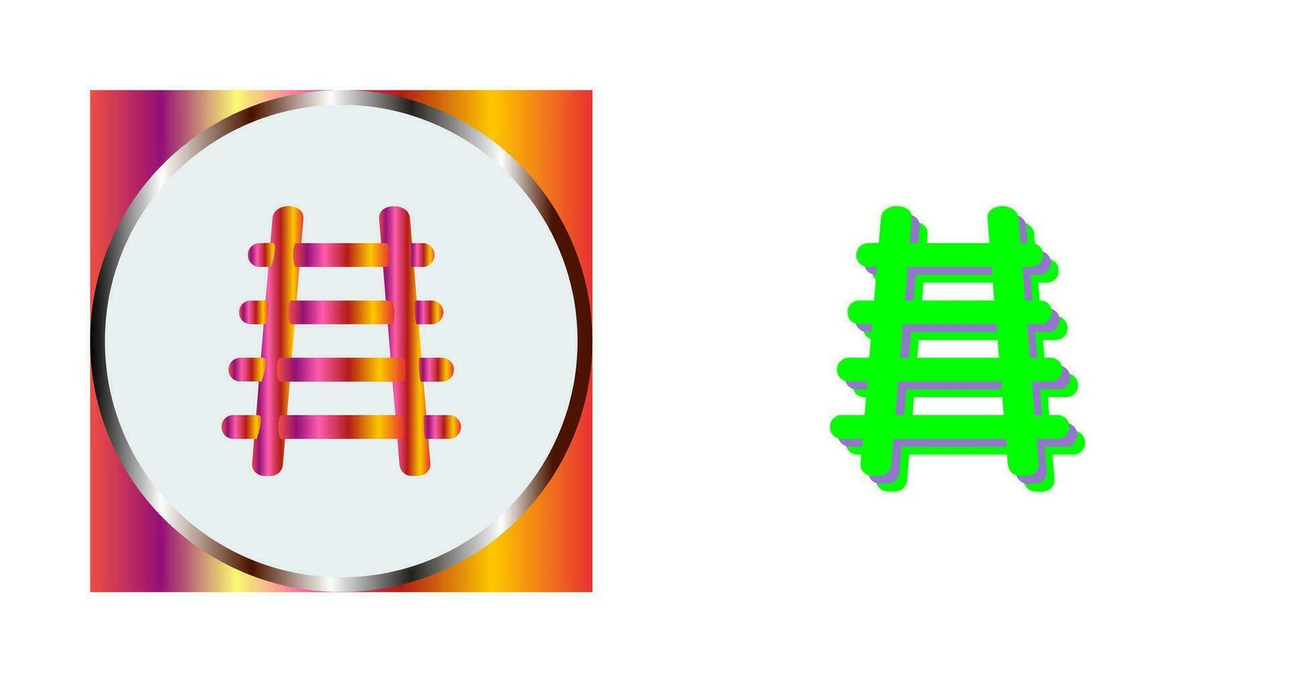 Train Tracks Vector Icon