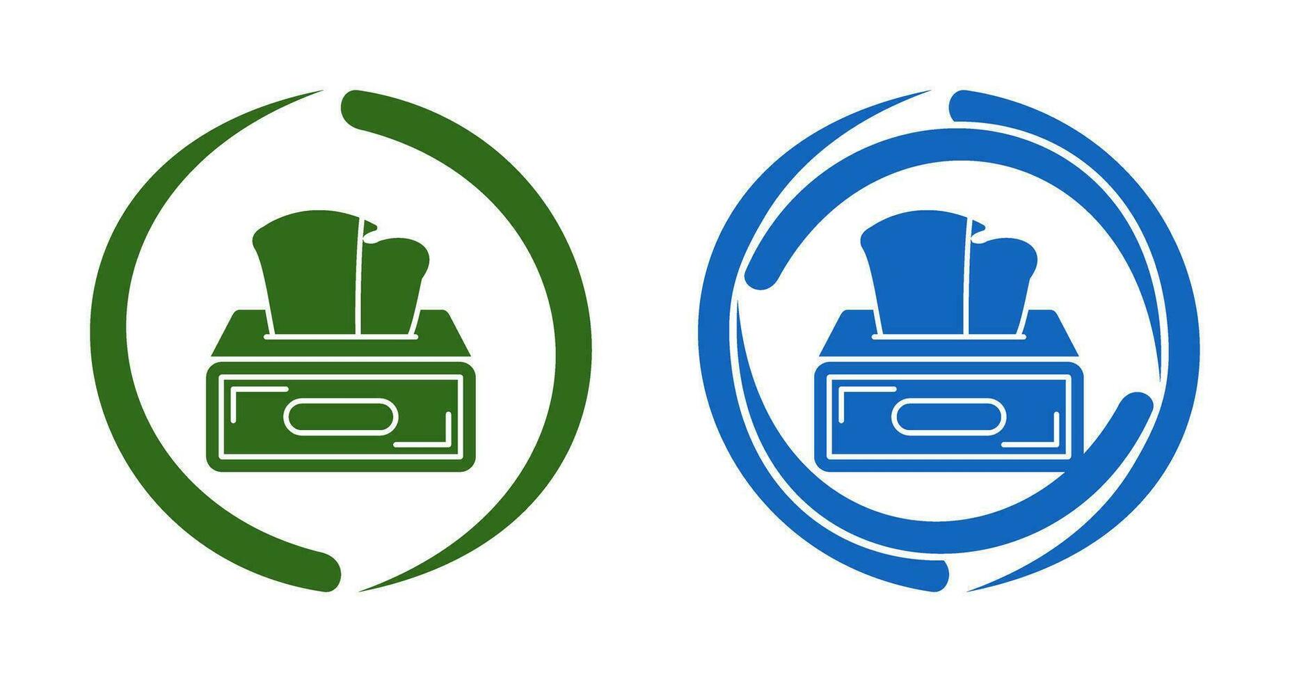 Tissue Box Vector Icon