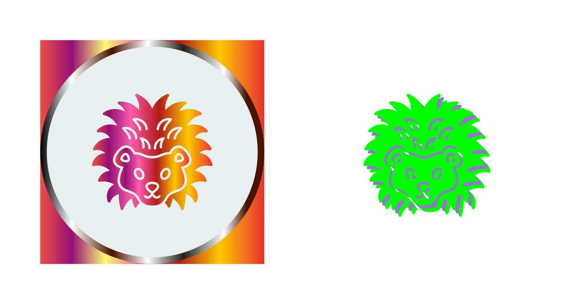 Hedgehog Vector Icon