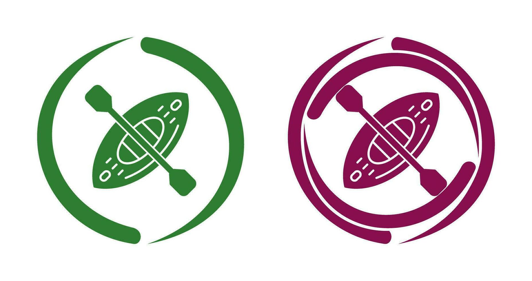 Kayak Vector Icon