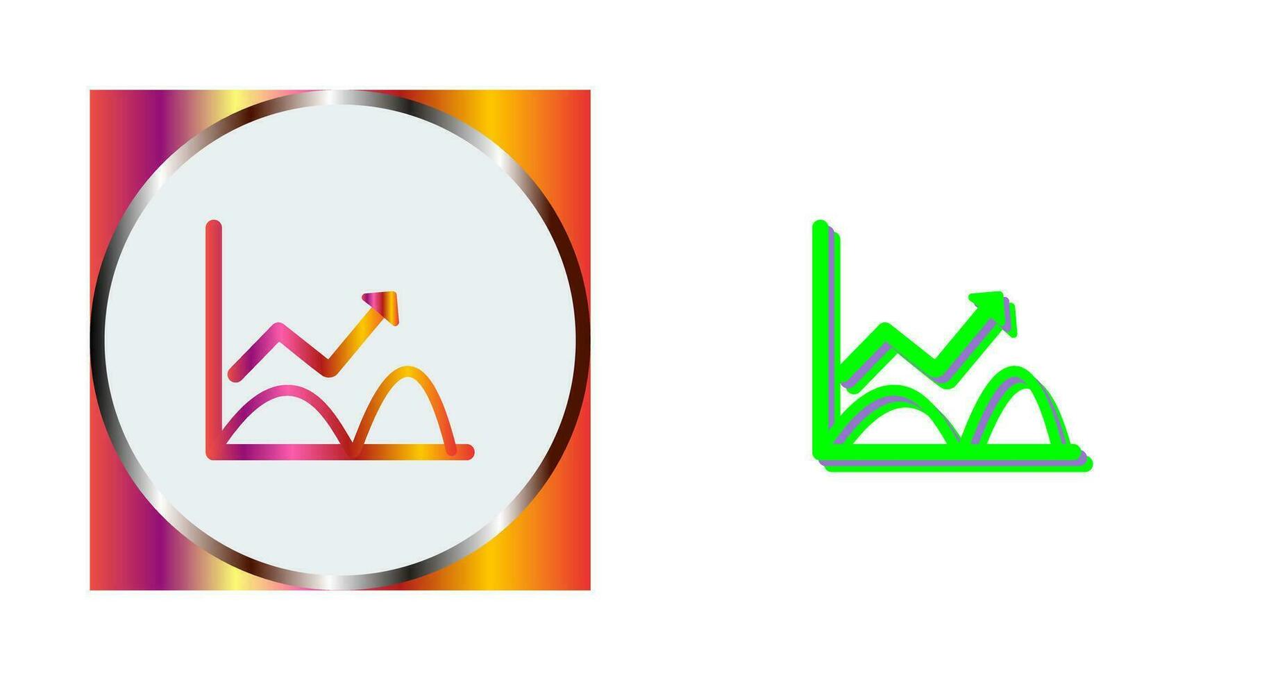 Trend in Graph Vector Icon