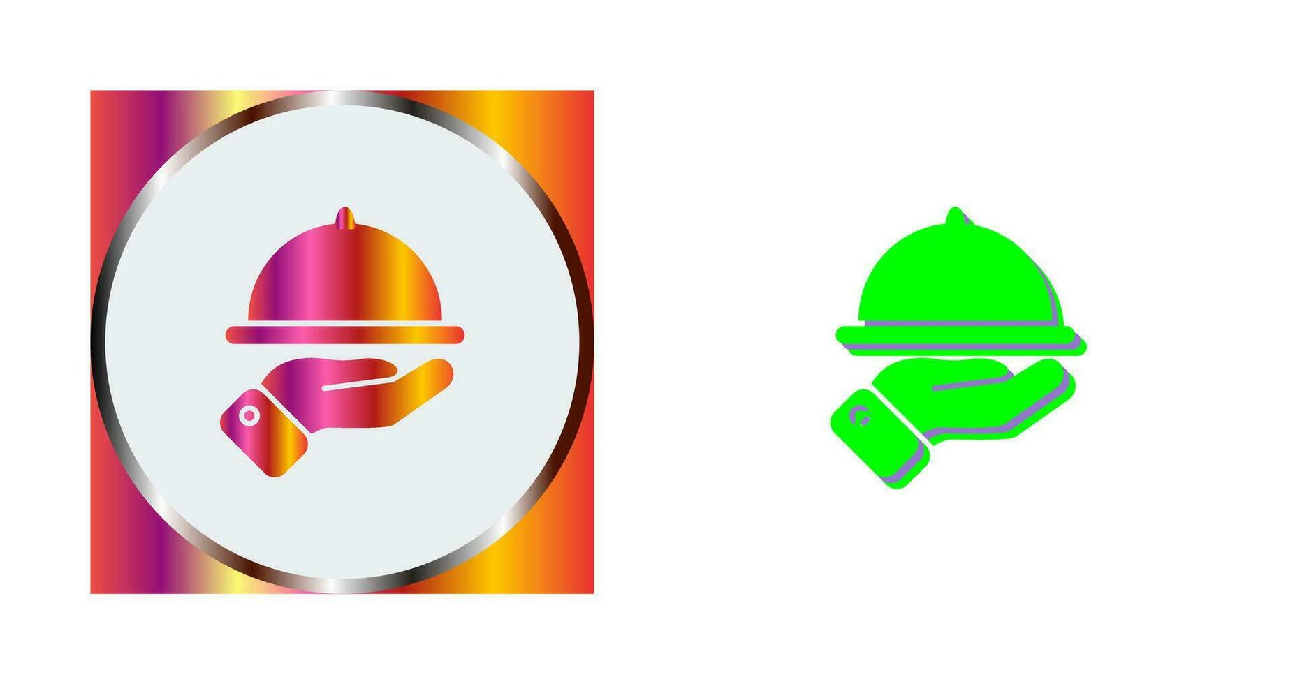 Waiter Vector Icon