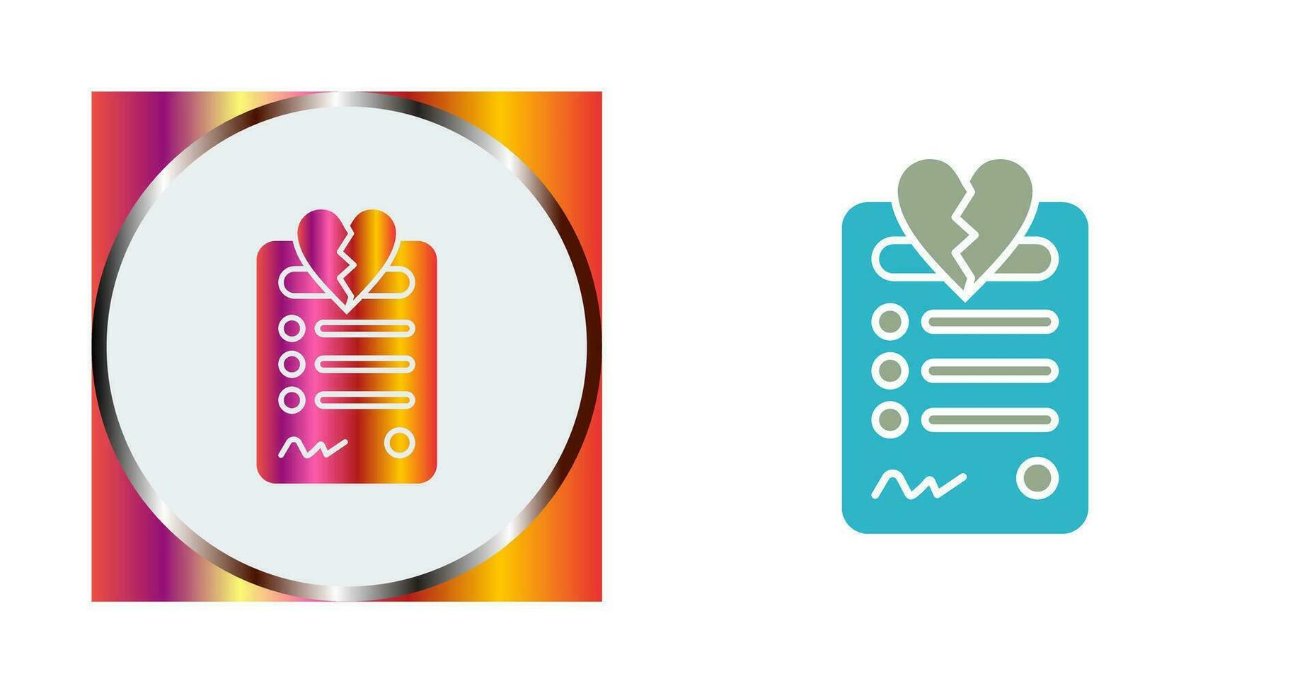 Divorce Vector Icon