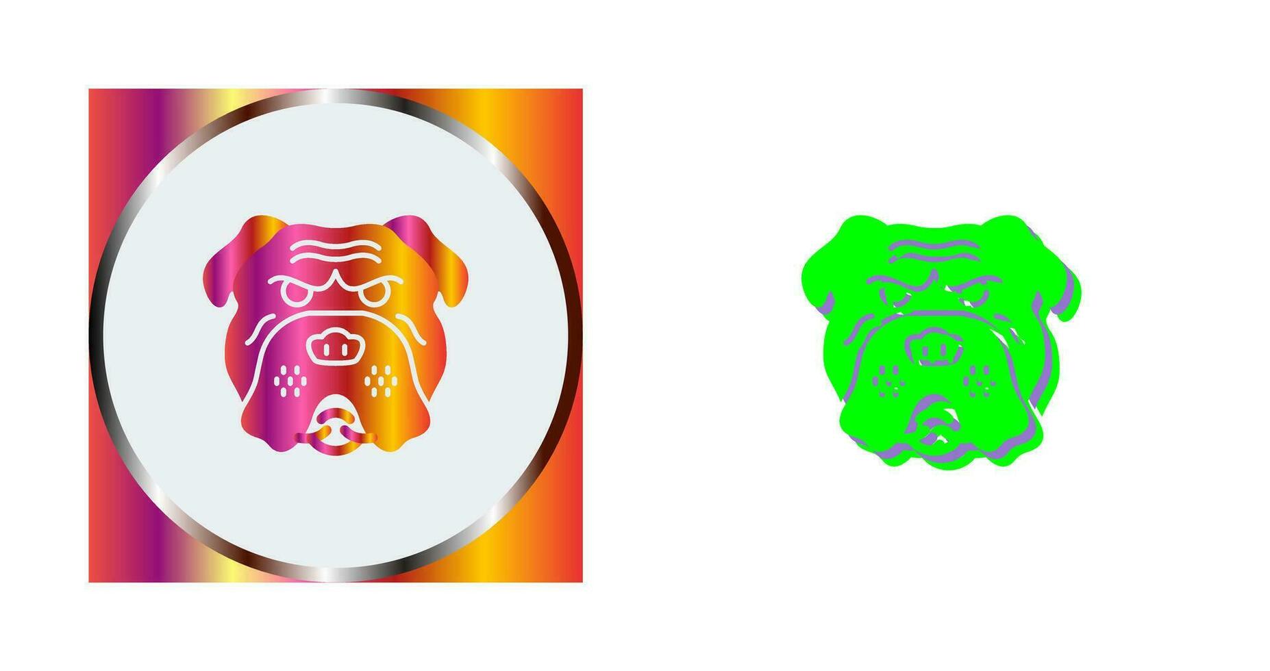 Bulldog Vector Icon