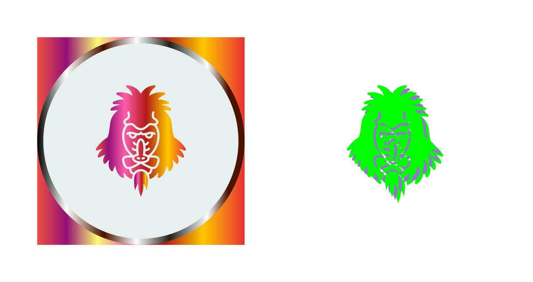 Mandrill Vector Icon