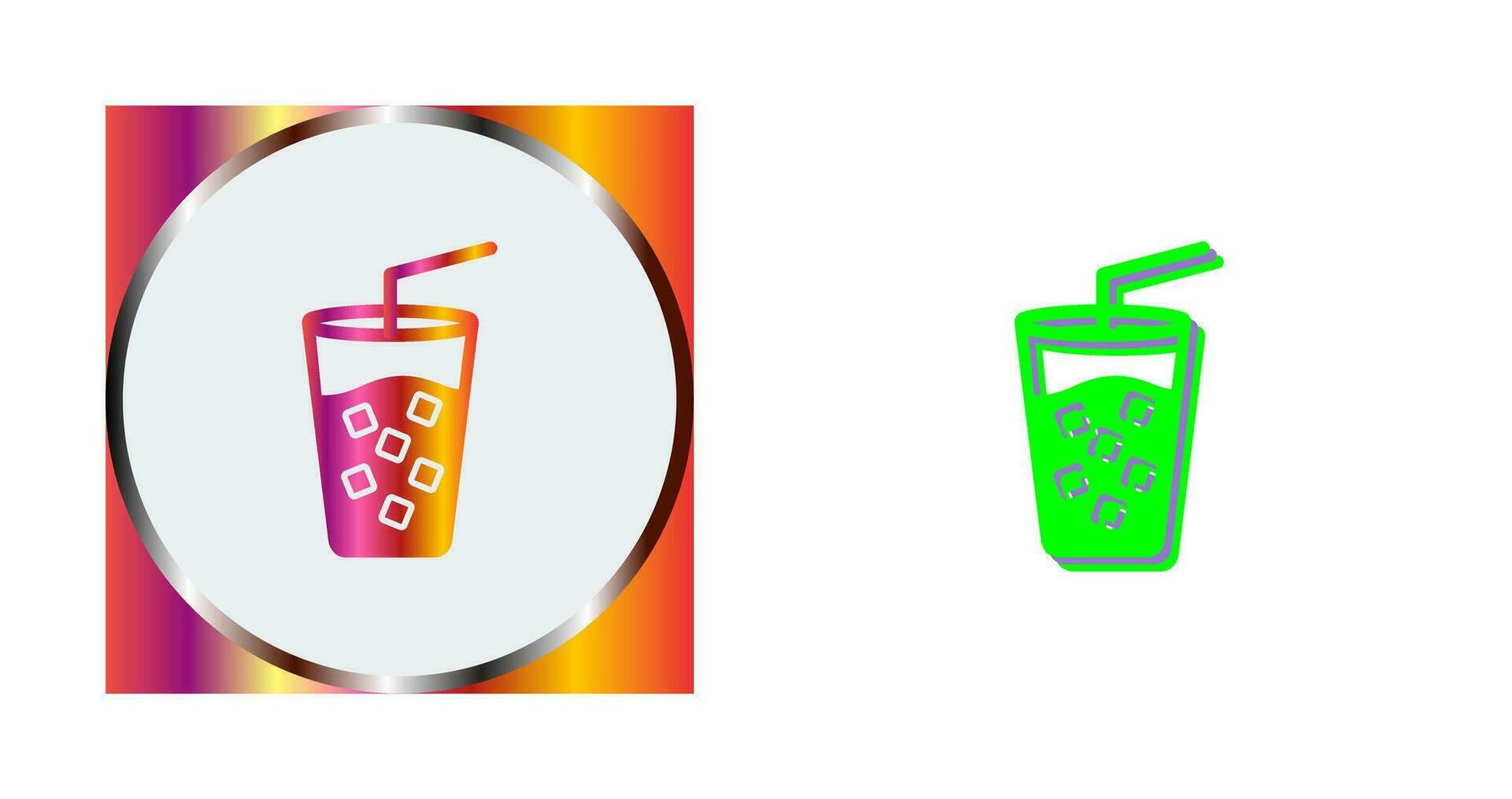 Cold Drink Vector Icon