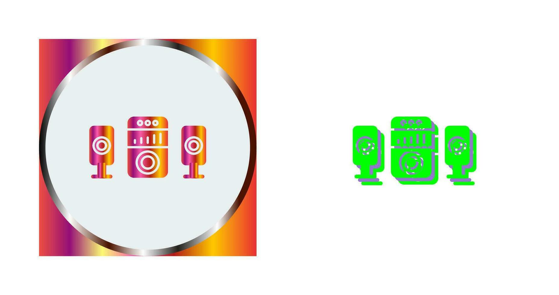Sound System Vector Icon