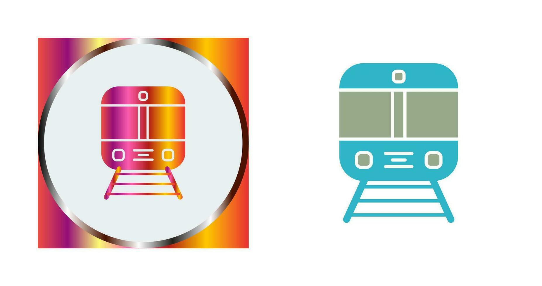 icono de vector de tren