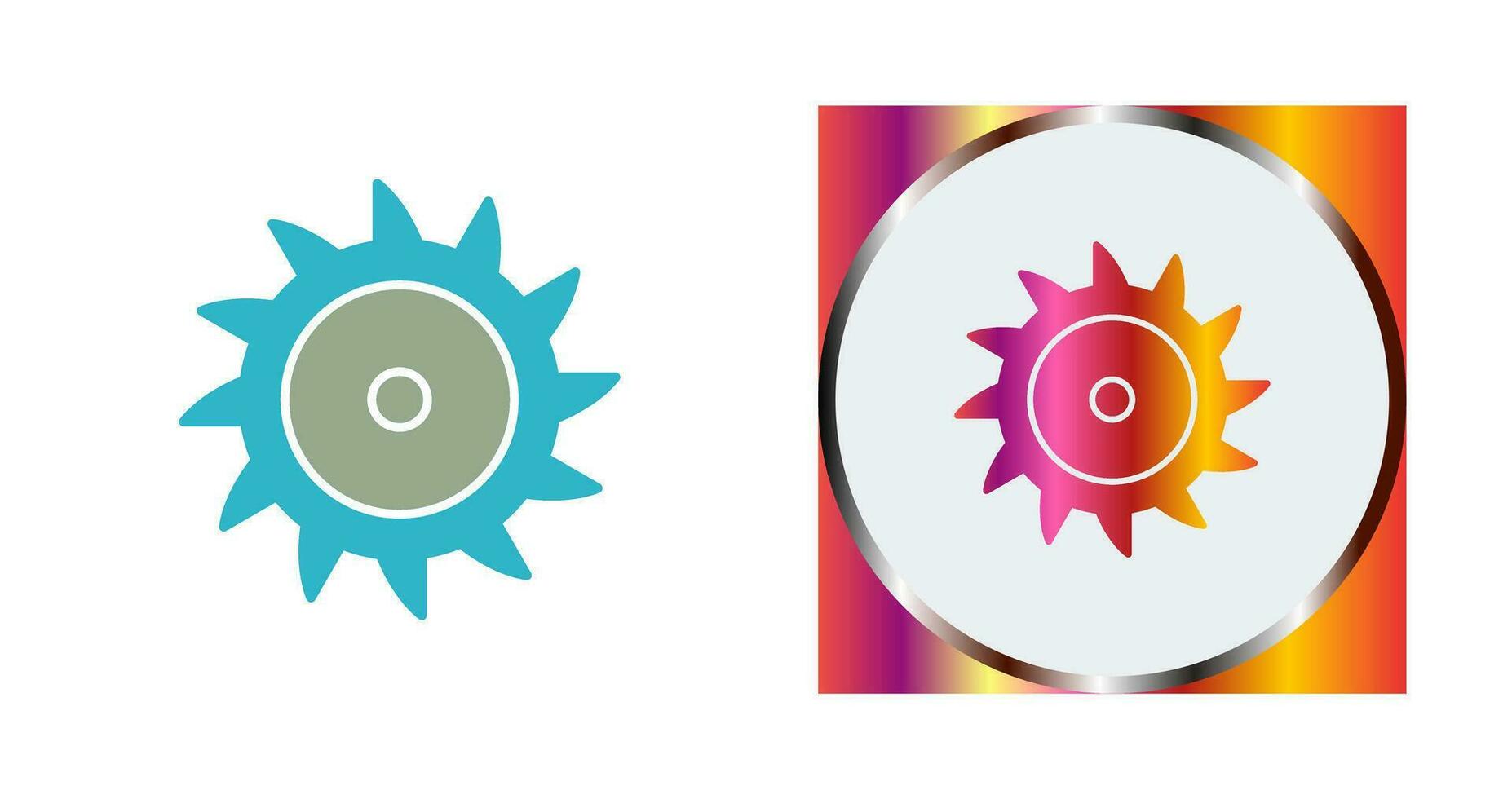 Saw Blade Vector Icon