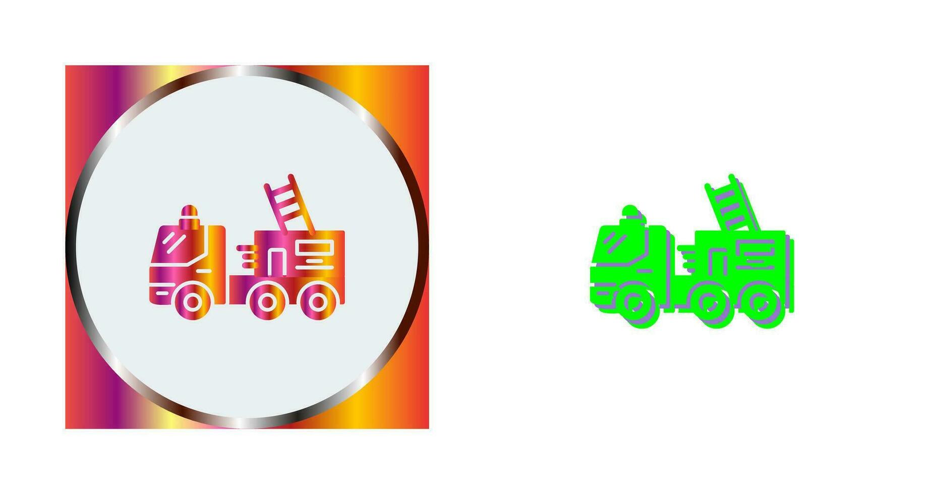 Fire Truck Vector Icon