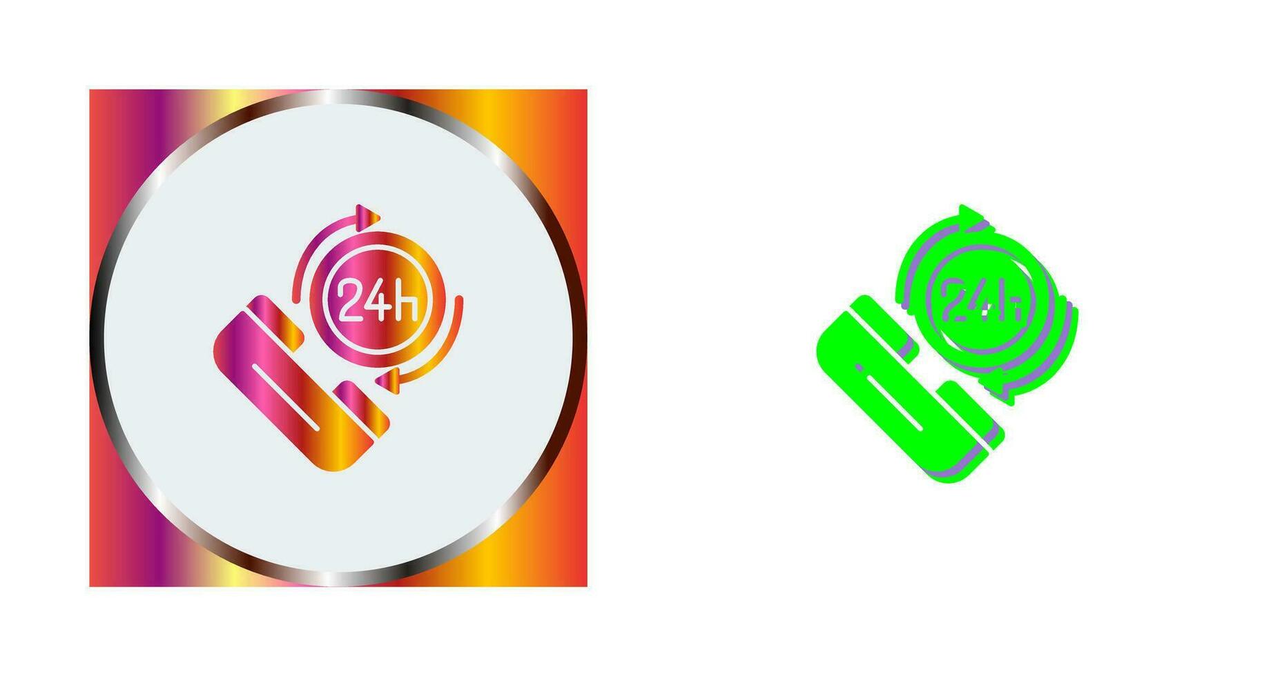 24h Vector Icon