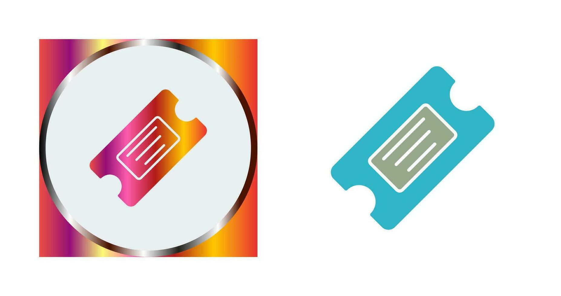 Ticket Vector Icon