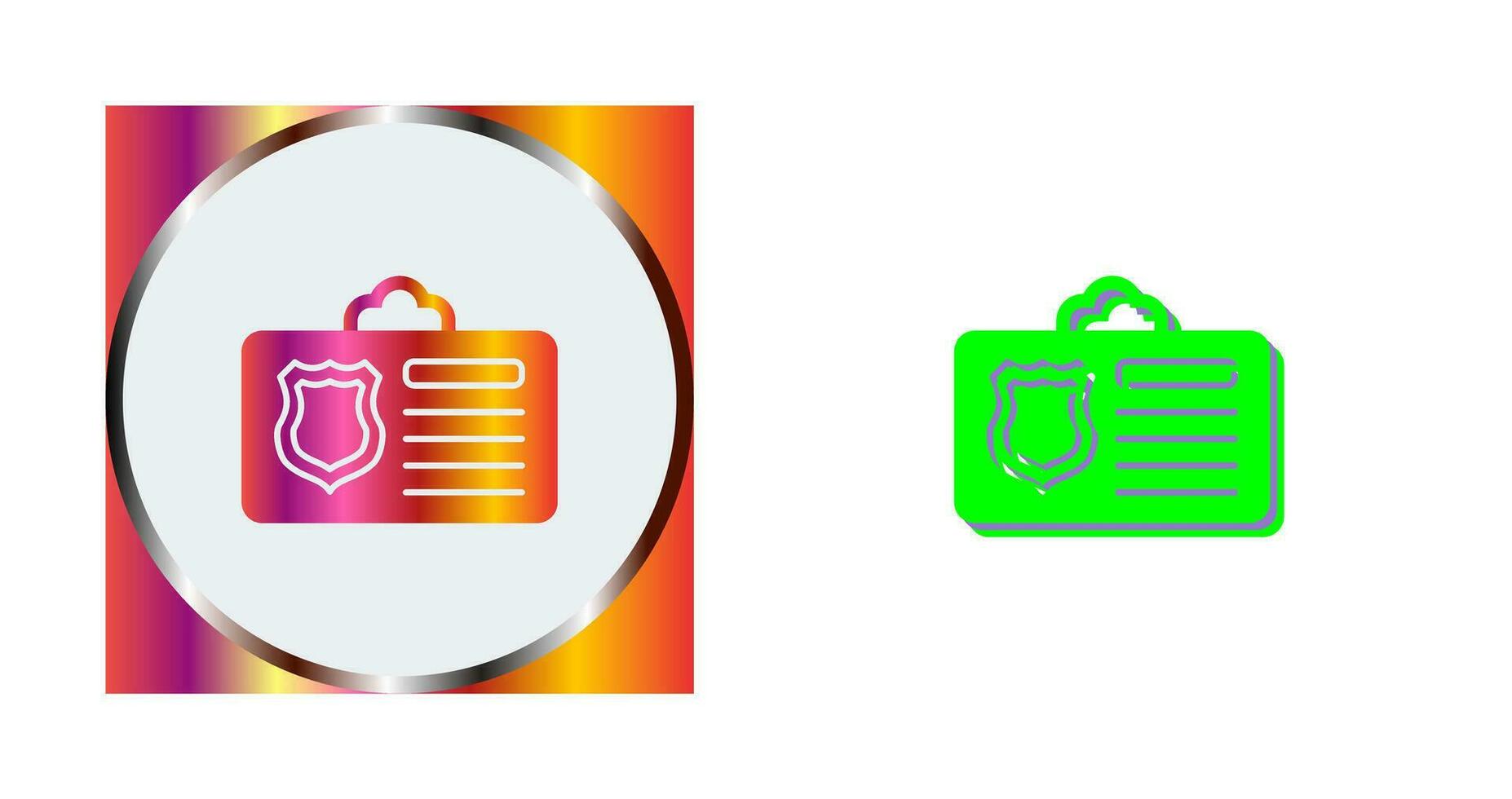 Id Card Vector Icon