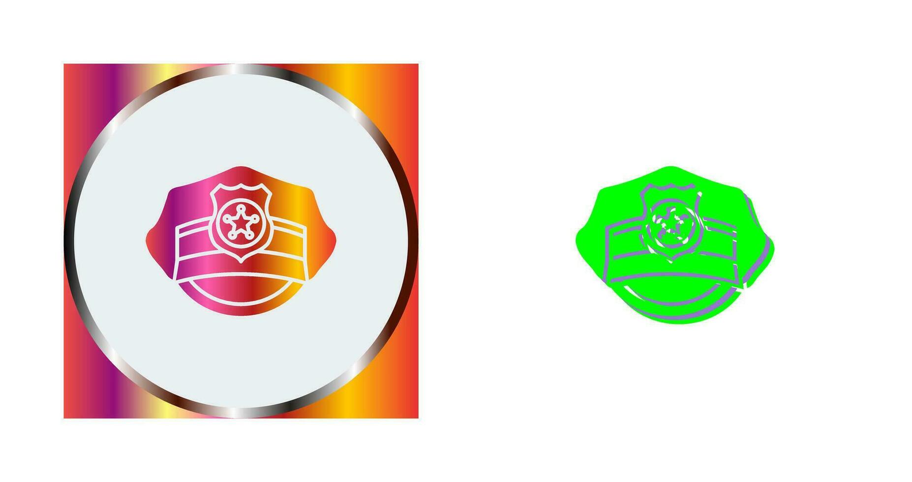 Police Hat Vector Icon