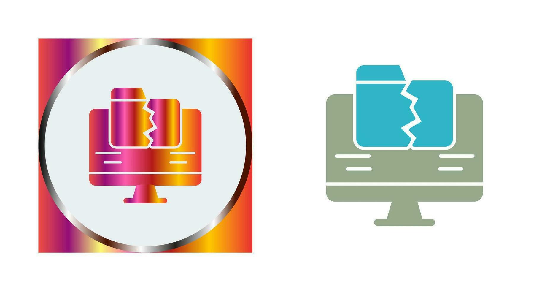 Data Loss Vector Icon