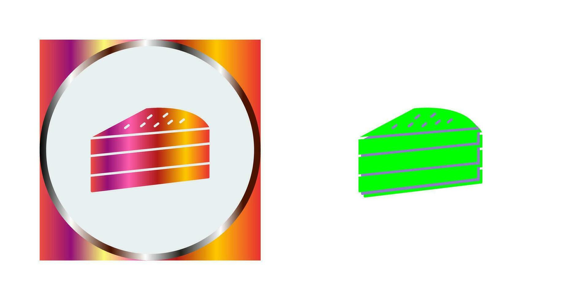 Cake Slice Vector Icon