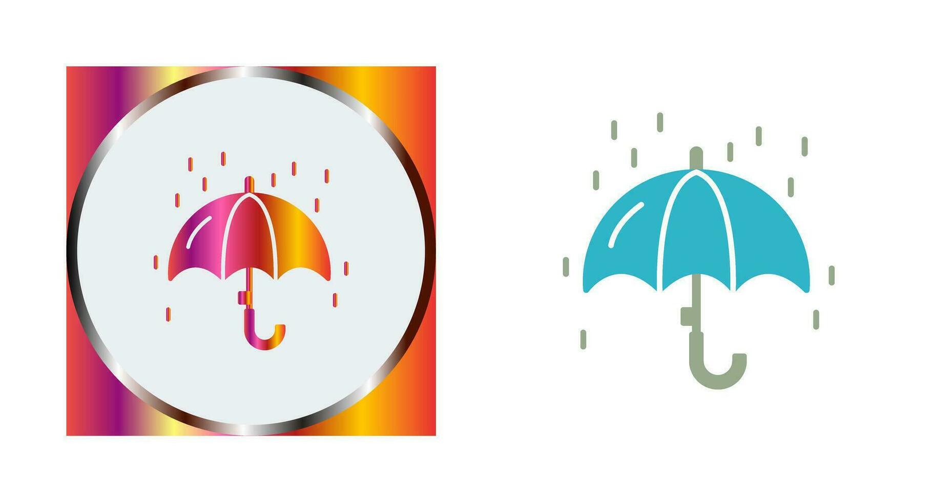 Raining Vector Icon