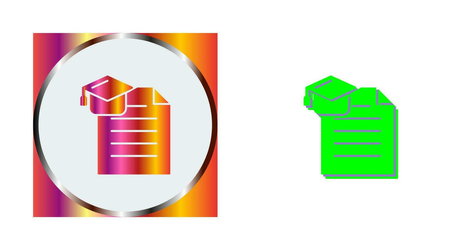 Degree Vector Icon