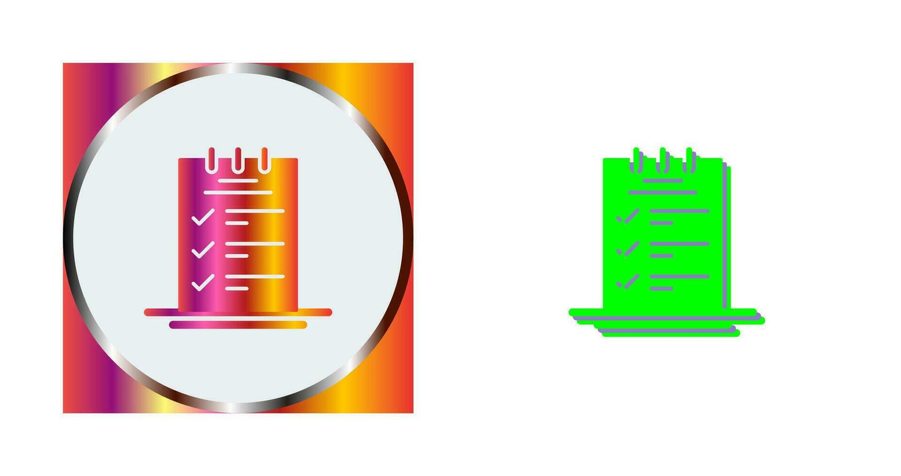 Booking CheckList Vector Icon