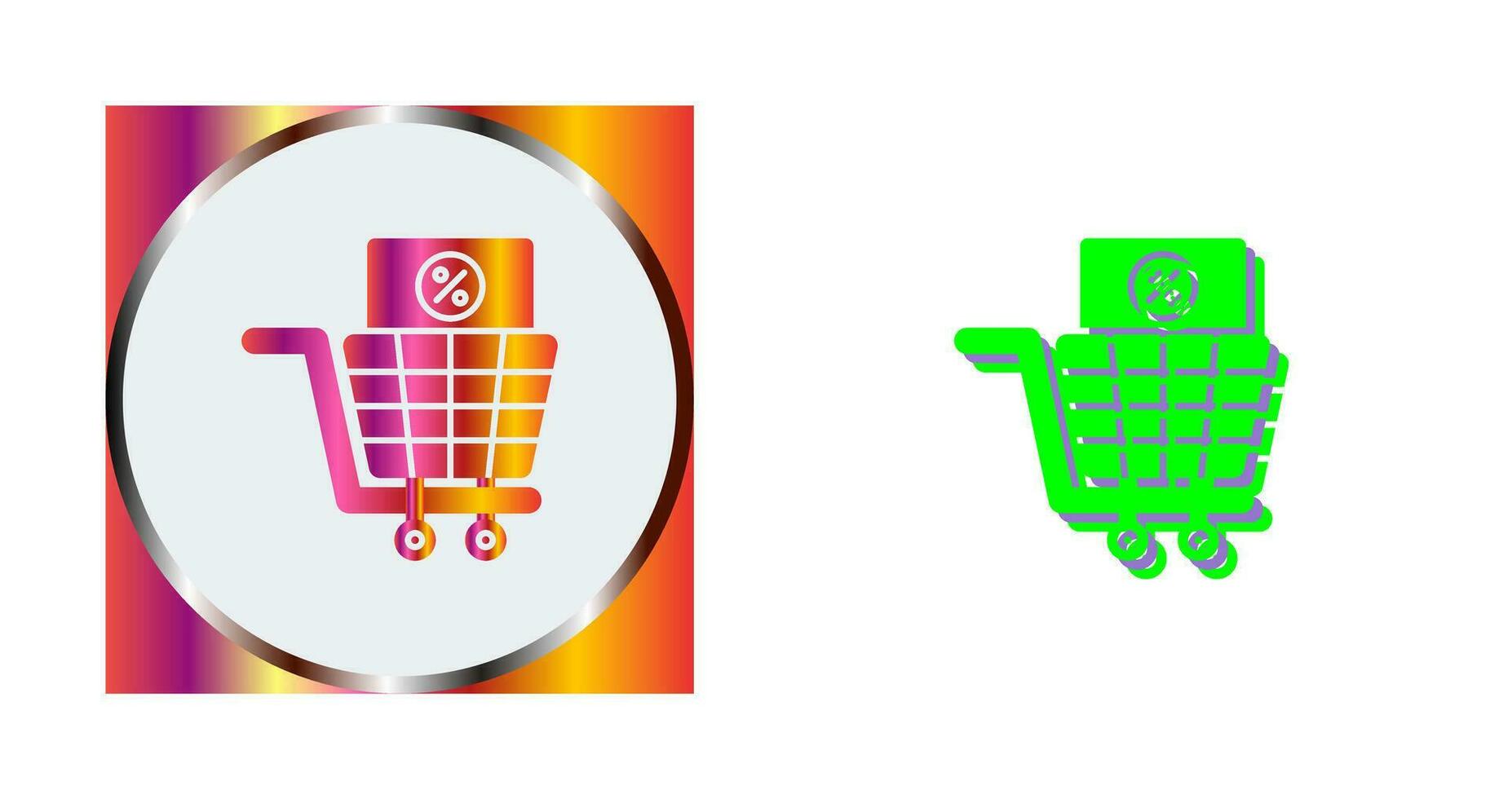 icono de vector de impuesto de compras